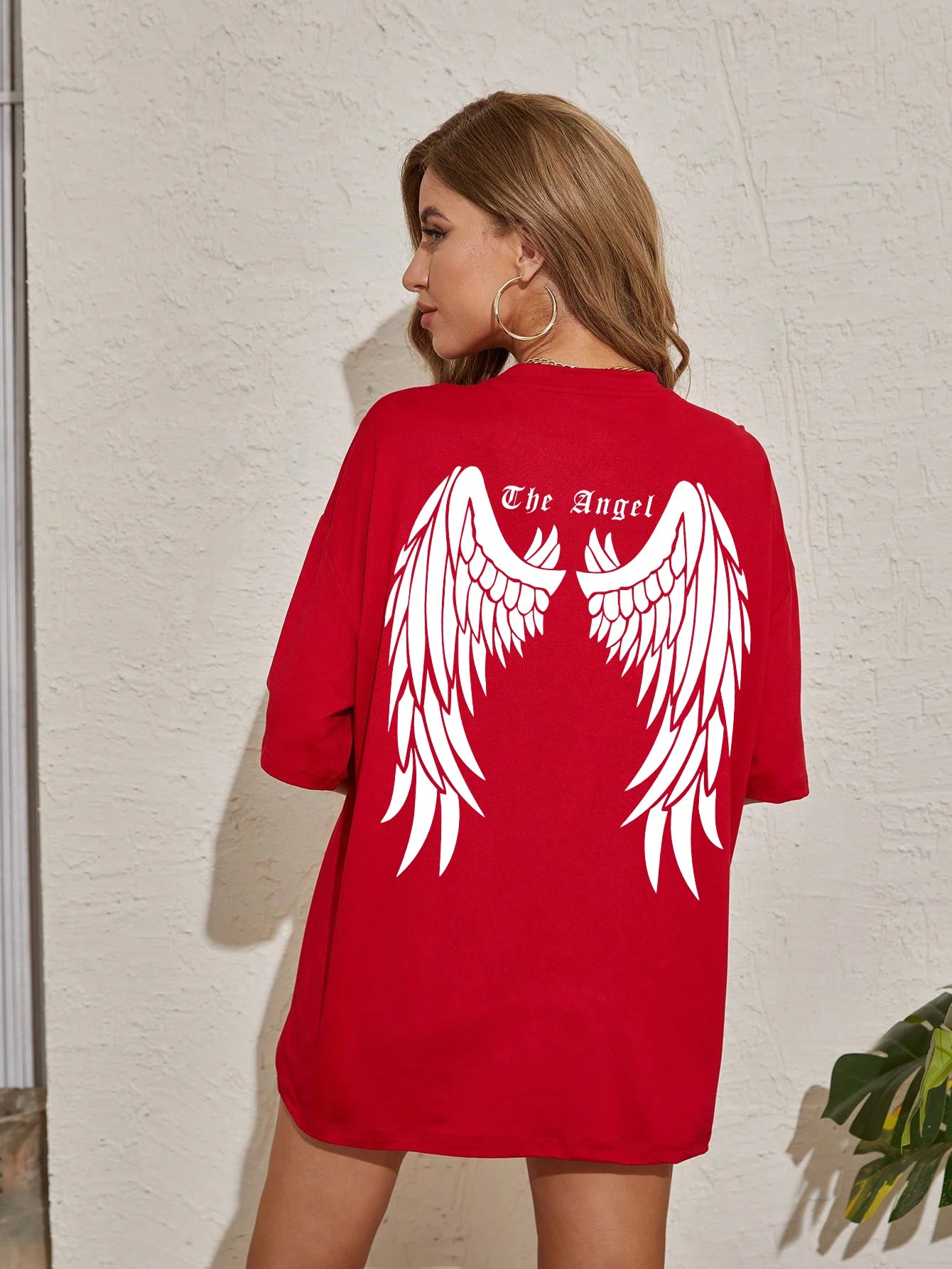 "The Angel" Oversized Graphic Tee