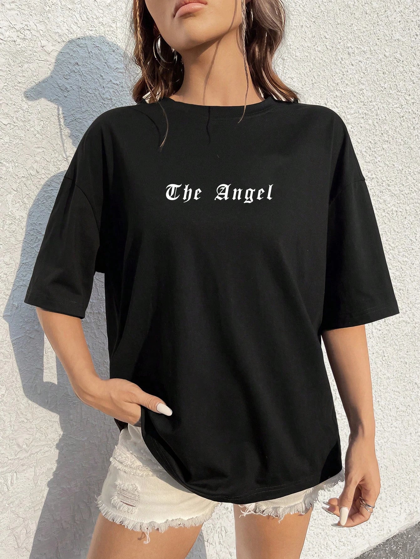 "The Angel" Oversized Graphic Tee