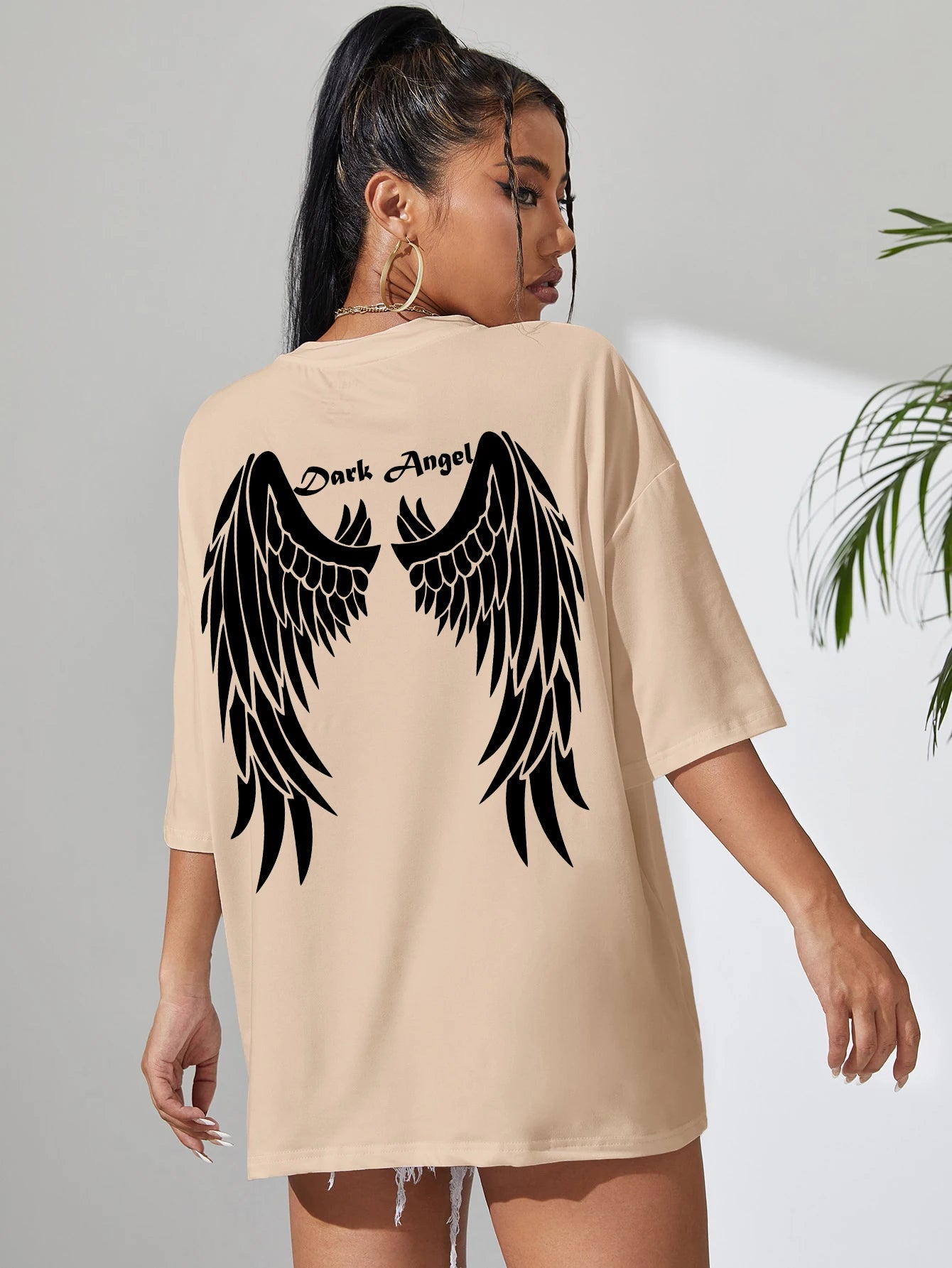 "The Angel" Oversized Graphic Tee