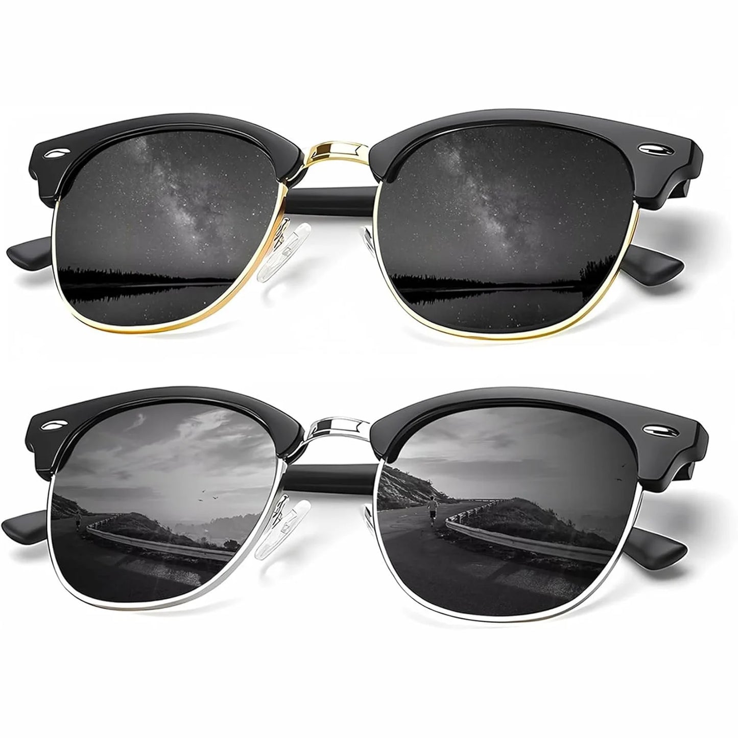 Eclipse Retro Clubmaster Shades