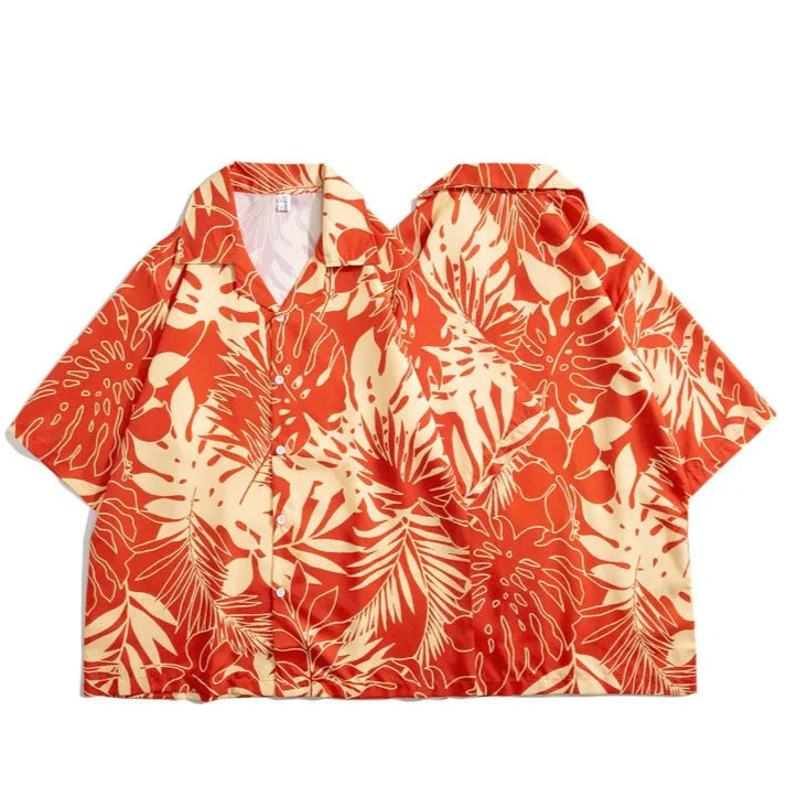 Tropical Blaze Hawaiian Shirt