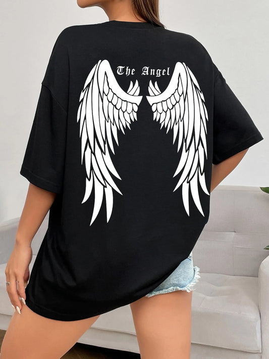 "The Angel" Oversized Graphic Tee