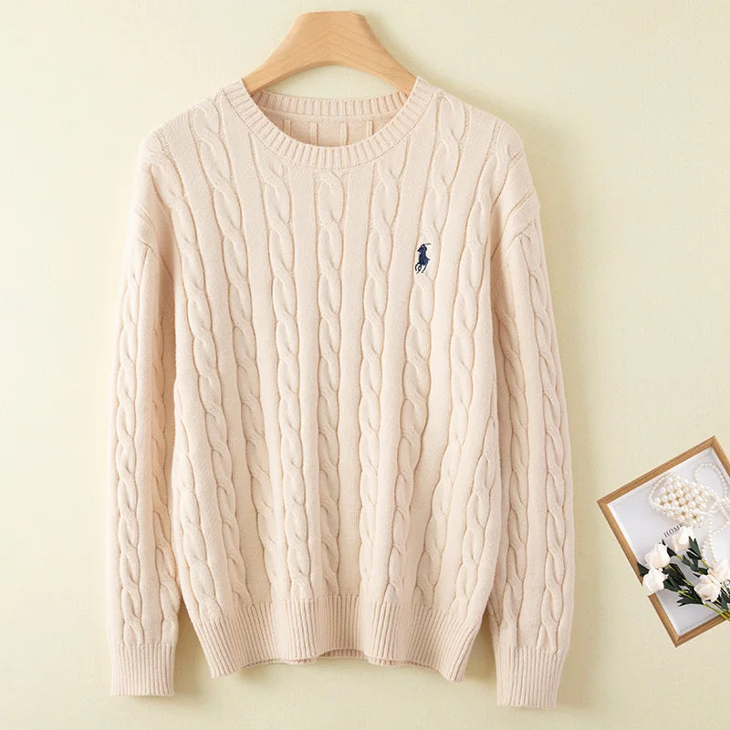 Elite Cable-Knit Sweater – Luxe Edition