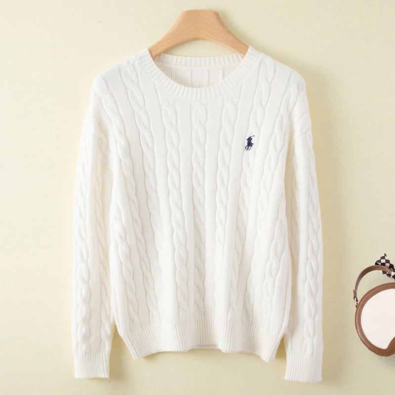 Elite Cable-Knit Sweater – Luxe Edition