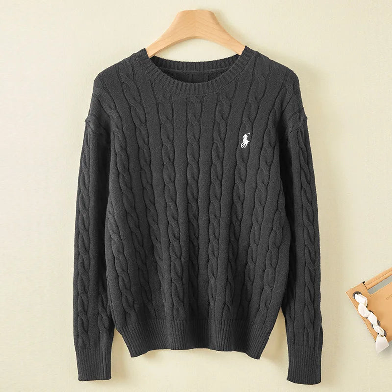 Elite Cable-Knit Sweater – Luxe Edition