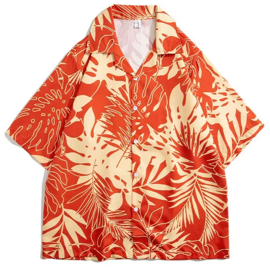 Tropical Blaze Hawaiian Shirt